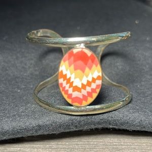 Jilzarah gold toned cuff Bracelet